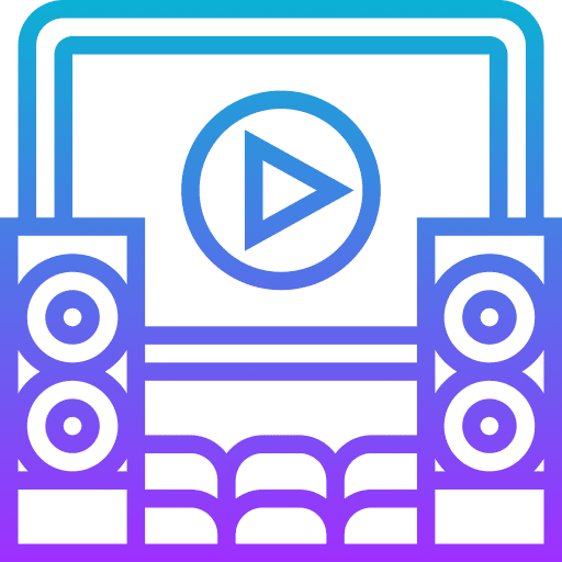 Loudspeaker woofer cinema loudspeaker icon Loudspeaker woofer cinema loudspeaker icon