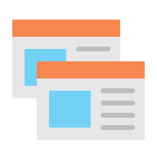 Multitasking web development multitasking seo and web icon