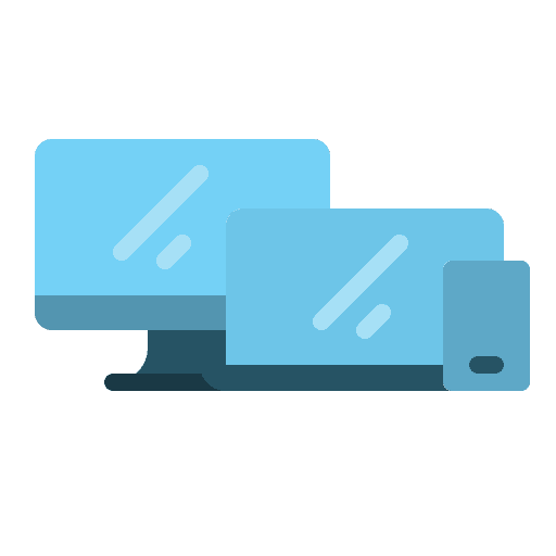 Responsive technology smartphone responsive icon