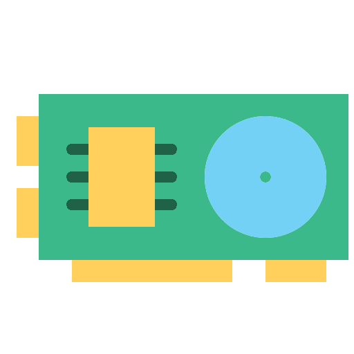 Gpu graphic card electronics computer icon Gpu graphic card electronics computer icon
