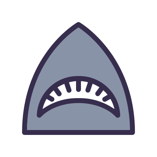 Shark animals wild life animal icon