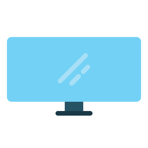 Television monitor tv computer screen icon Television monitor tv computer screen icon