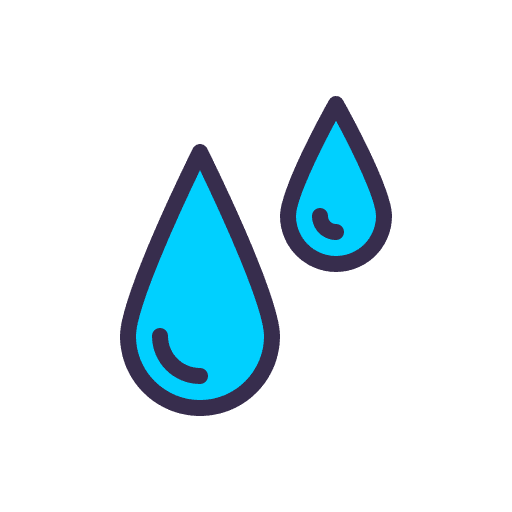 Waterdrop hydration weather waterdrop icon