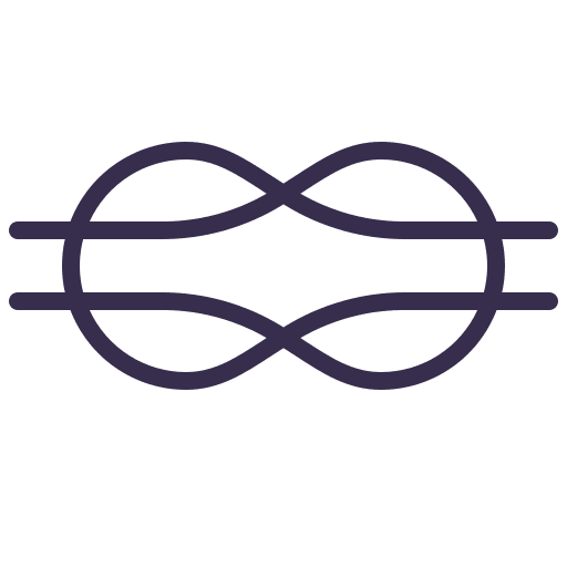Knot string hiking transportation icon Knot string hiking transportation icon