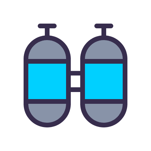 Oxygen tanks o2 industry gas cilinder icon Oxygen tanks o2 industry gas cilinder icon