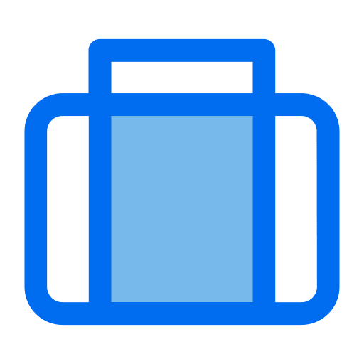 Briefcase suitcase business and finance briefcase icon