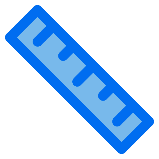 Ruler stationery education ruler icon Ruler stationery education ruler icon
