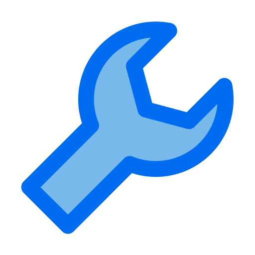 Wrench improvement tools and utensils configuration icon Wrench improvement tools and utensils configuration icon