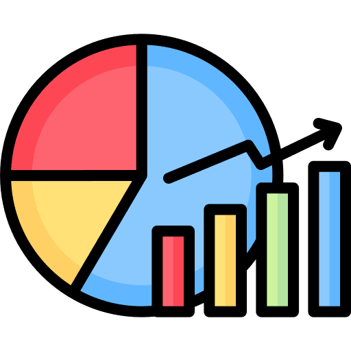 Analytics graphic analysis graph icon