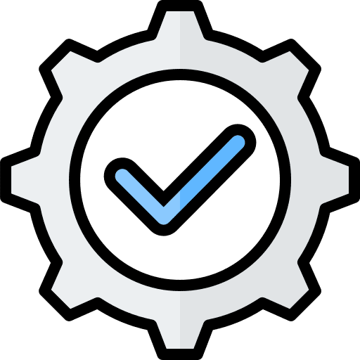 Safety gear ui check icon