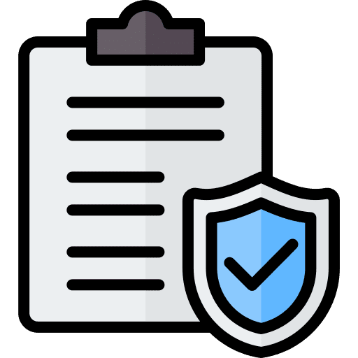 Insurance security contract insurance icon