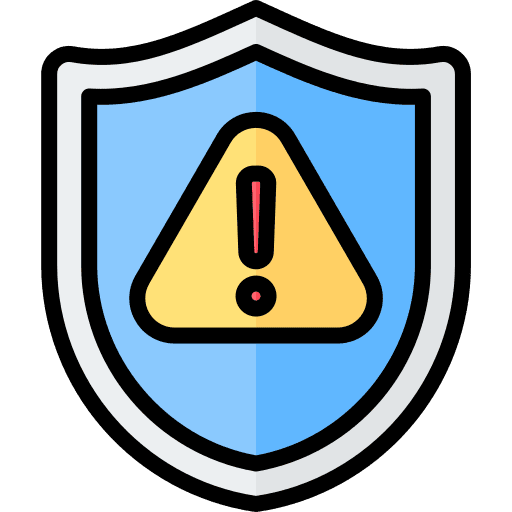 Shield protection shield safety icon
