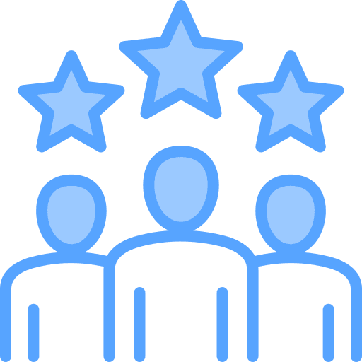 Customer review rate user satisfaction icon