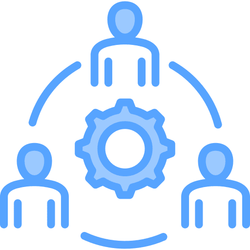 Management crm cycle business and finance icon