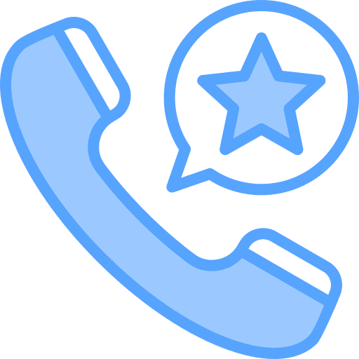 Call star phone chat icon Call star phone chat icon