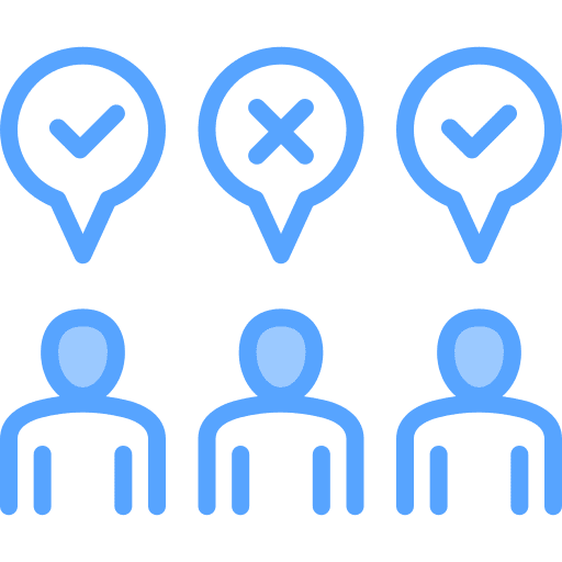 Customer review cross satisfaction good icon Customer review cross satisfaction good icon
