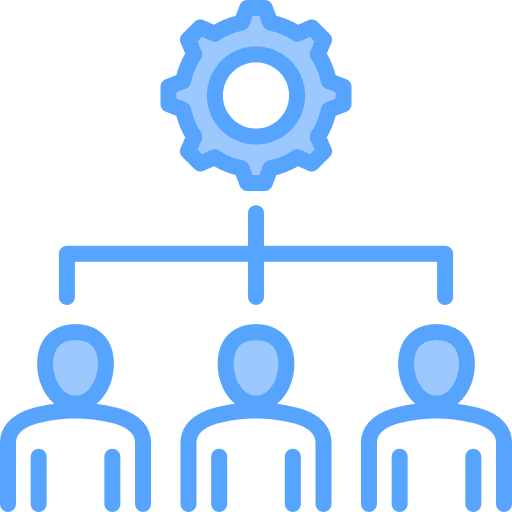 Management human resources business and finance teamwork icon Management human resources business and finance teamwork icon