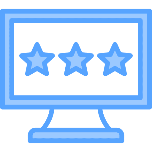 Monitor computer star monitor icon Monitor computer star monitor icon