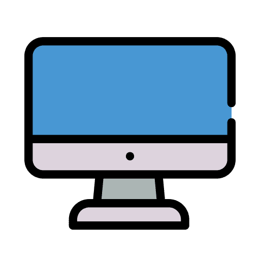 Monitor technology computer device icon