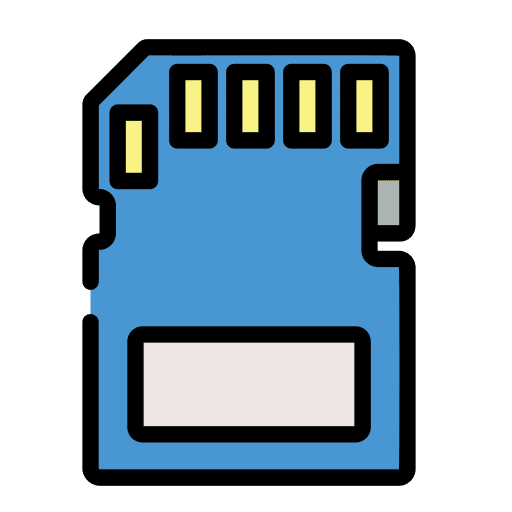 Sd card device data sd card icon