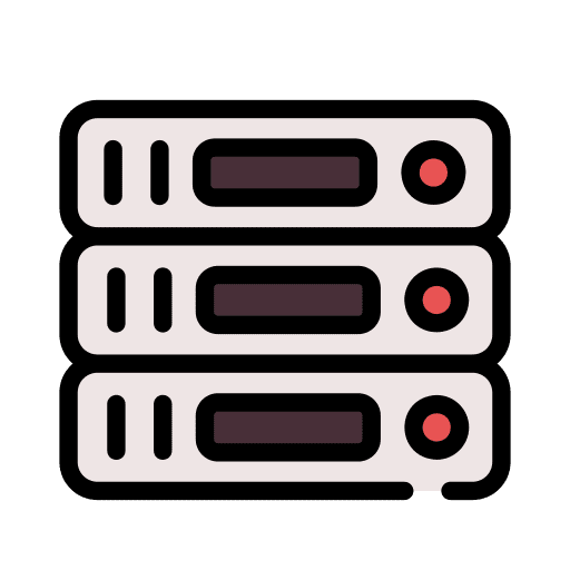Server data database server icon
