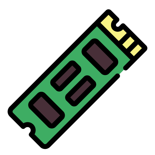 Ssd device computer memory icon