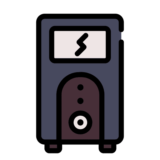 Uninterrupted power supply uninterrupted power supply hardware device icon