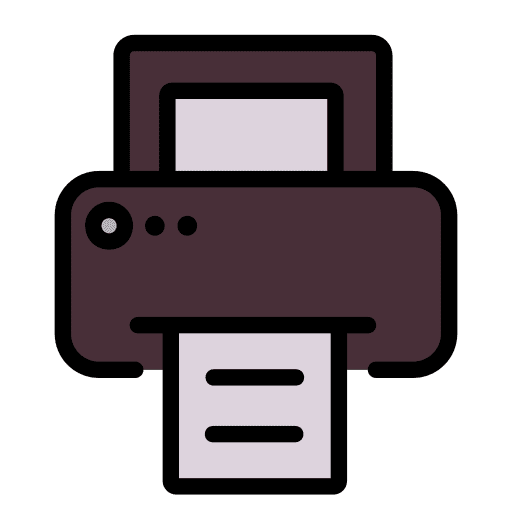 Printer machine electronics hardware icon Printer machine electronics hardware icon