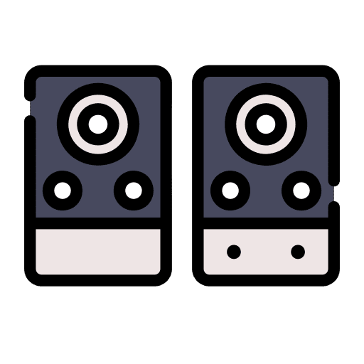 Speaker device music and multimedia speaker icon Speaker device music and multimedia speaker icon