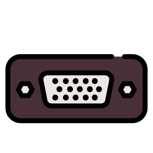 Vga vga video connect icon Vga vga video connect icon