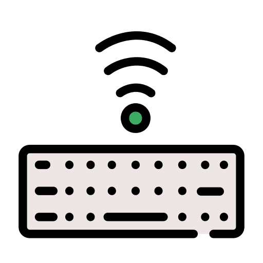 Wireless keyboard key wireless hardware icon Wireless keyboard key wireless hardware icon