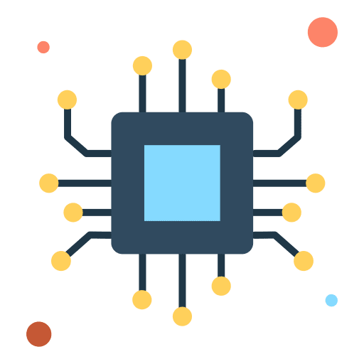 Chipset processor computer chipset icon