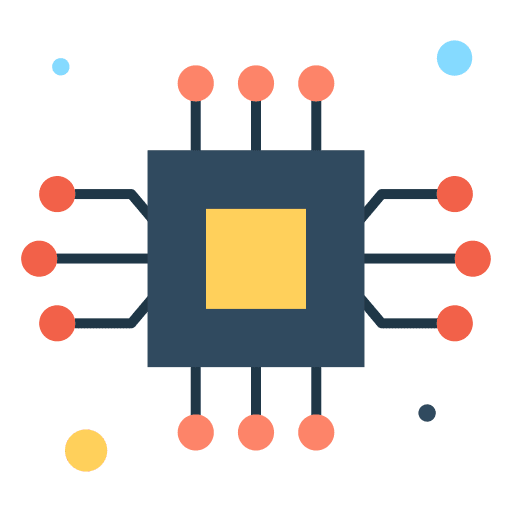 Circuit board electronic board technology icon