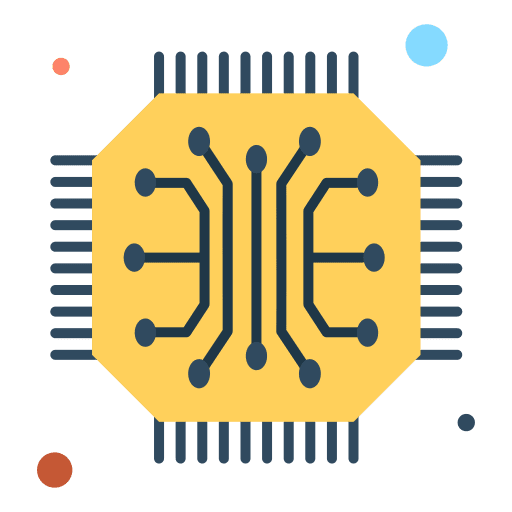 Computer chip computer chip microchip electronic icon