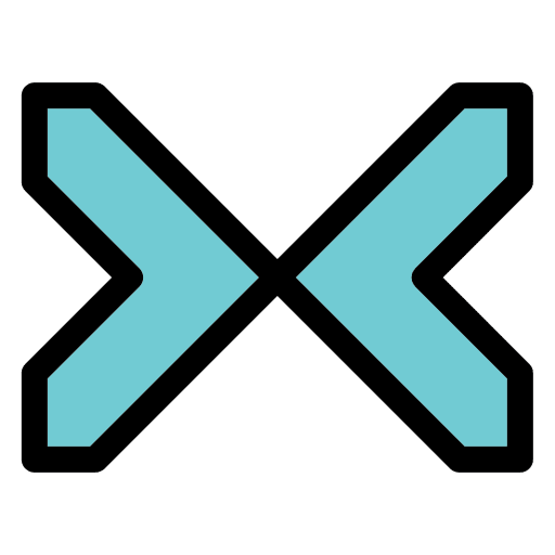 Left right close left right arrow icon
