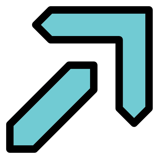 Right up arrow sign right up icon