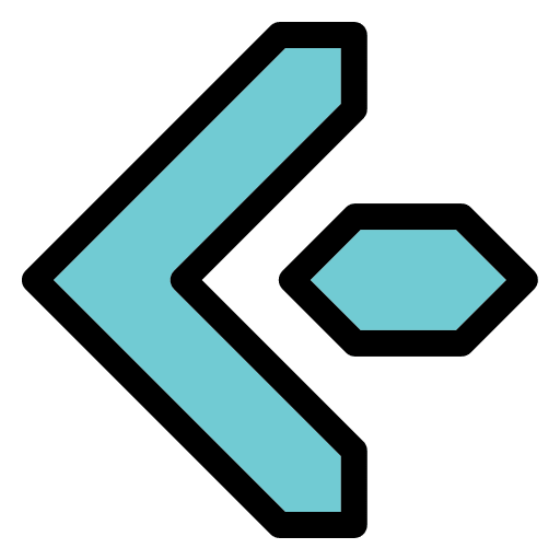 Left arrow left sign icon Left arrow left sign icon