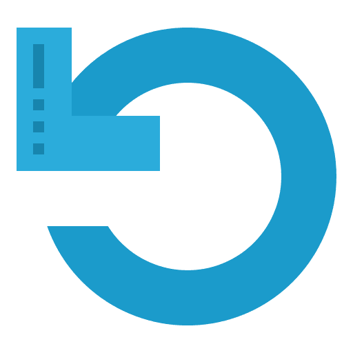 Undo point arrows undo icon