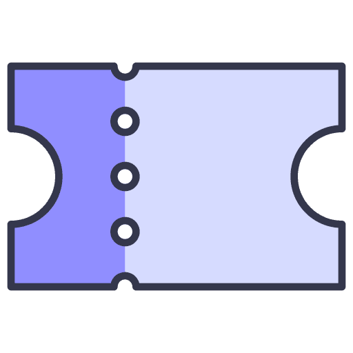 Coupon commerce and shopping coupon ticket icon