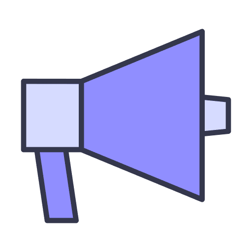 Megaphone tools and utensils speaker loud icon