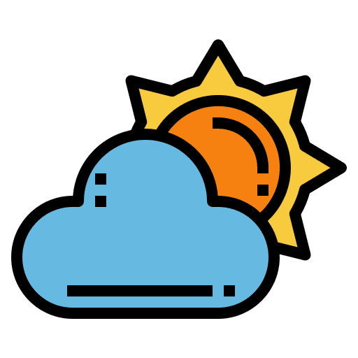Cloud meteorology cloudy weather icon
