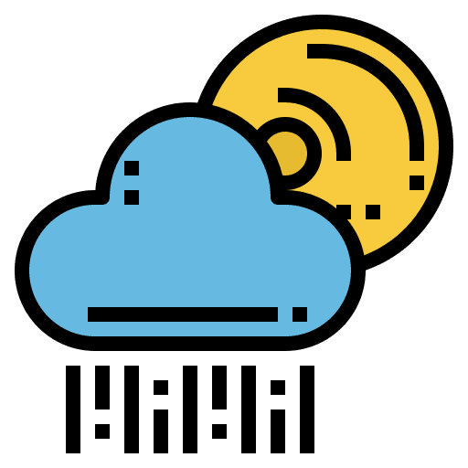 Moon cloud weather full moon icon
