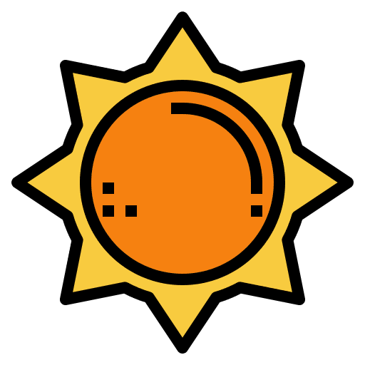 Sun nature sunny summer icon