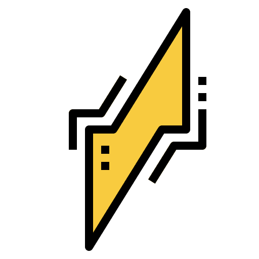 Thunder lightning electric thunder icon