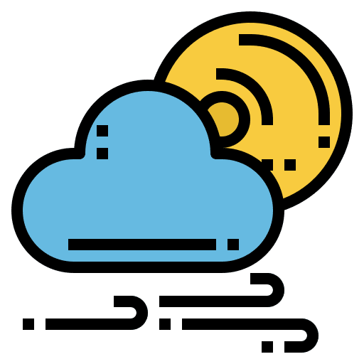 Moon nature cloud weather icon Moon nature cloud weather icon