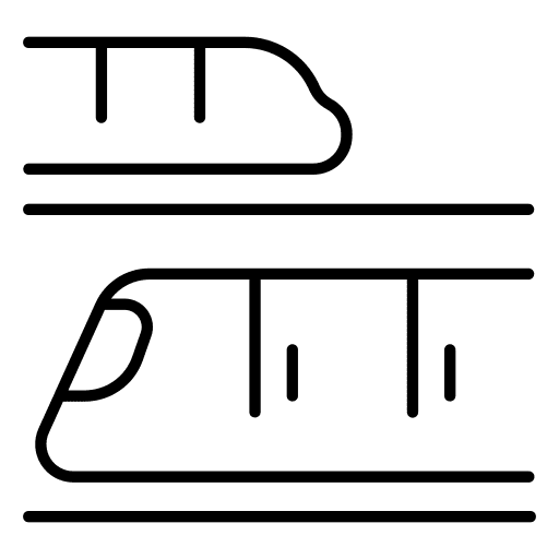 Train travelling logistics delivery rail icon Train travelling logistics delivery rail icon