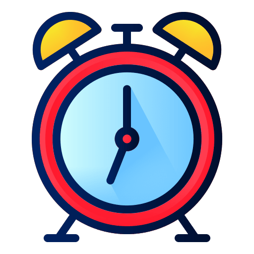 Clock activity time and date clock icon
