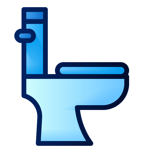 Toilet furniture and household wc sanitary icon