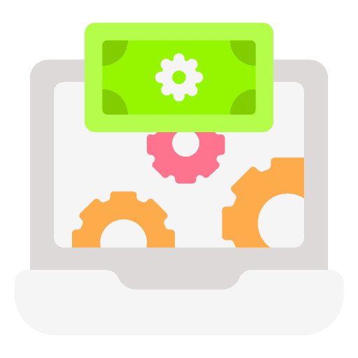 Money online banking business and finance bank icon Money online banking business and finance bank icon