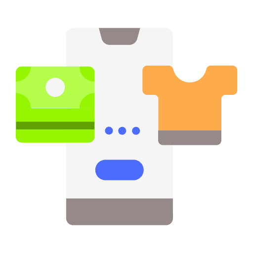 Shopping purchase online shop shopping icon
